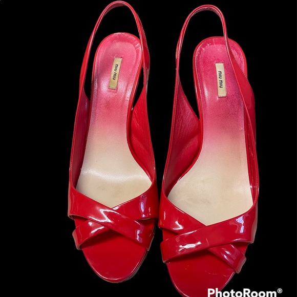 Miu Miu Vernice Slingbacks - Picture 4 of 9